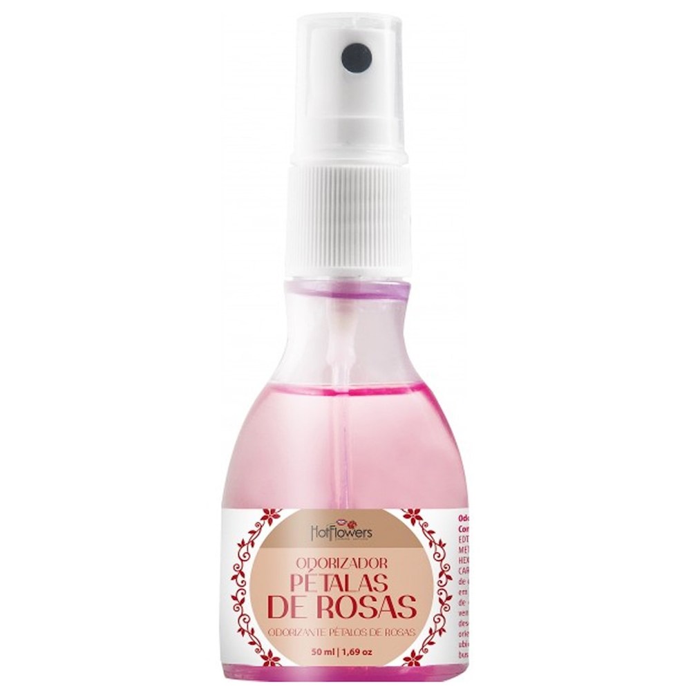 Odorizador Ambientador Perfume Rosas 50ml Hot Flowers - Sexshop