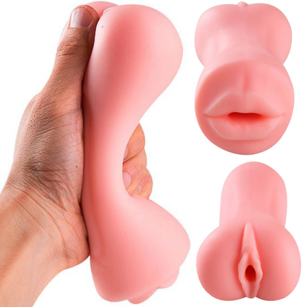 Boca e Vagina Masturbador Masculino Cyberskin Maig Sexshop