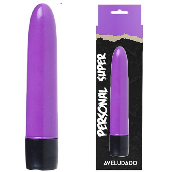 Vibrador Power Personal Aveludado Cores Variadas 18 cm