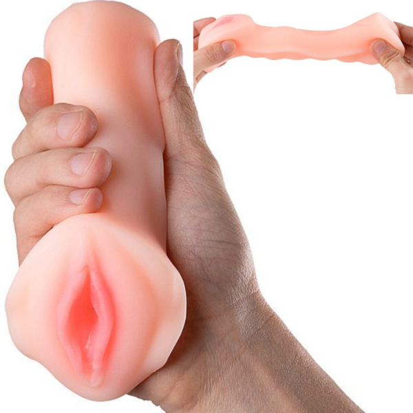 Vagina Ondulada Masturbador Masculino em Cyberskin - Maig Sex shop