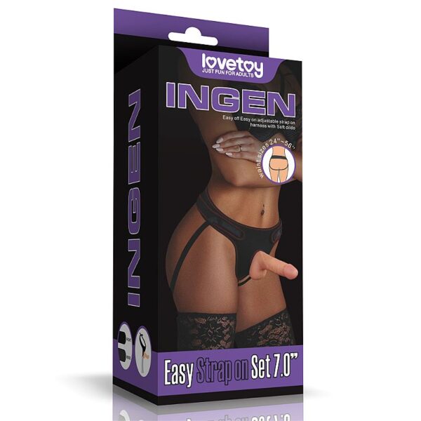 Cinta Peniana Dildo I - Ingen - Lovetoy 18cm - Sex shop - Image 3