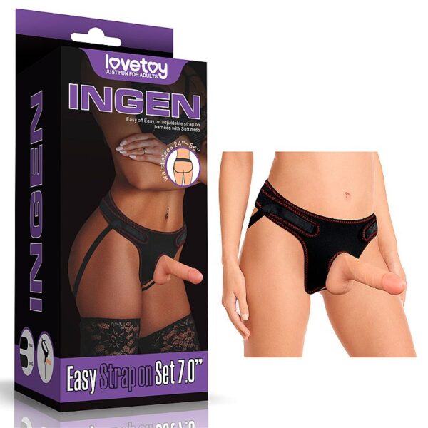Cinta Peniana Dildo I - Ingen - Lovetoy 18cm - Sex shop