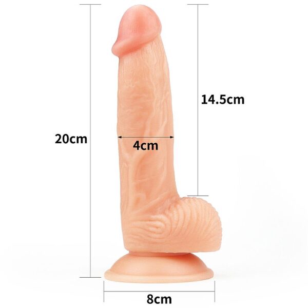 Pênis com Escroto Realístico - Dude II 20x4CM - Lovetoy 8.0 - Image 9