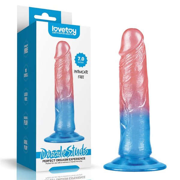 Pênis Dual Color Realistica - Phthacate - Lovetoy 7.0 - Sex shop - Image 2