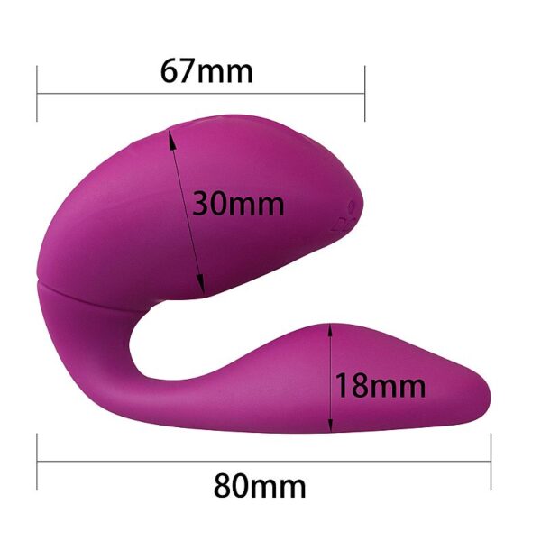 Vibrador Duplo para Casal - Double Rush - Lovetoy Sex shop - Image 2