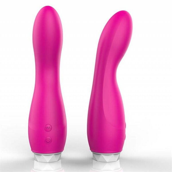 Vibrador de Ponto G Feminino Siliconado - Green Baby Sex shop