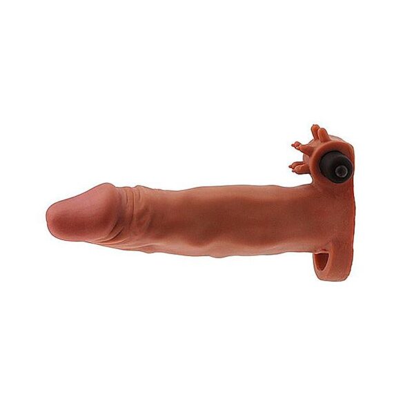 Capa Peniana Pleasure X-Tender Series - Capa Extensora com Vibro - 18,5 x 4,3 cm - Sexshop - Image 2