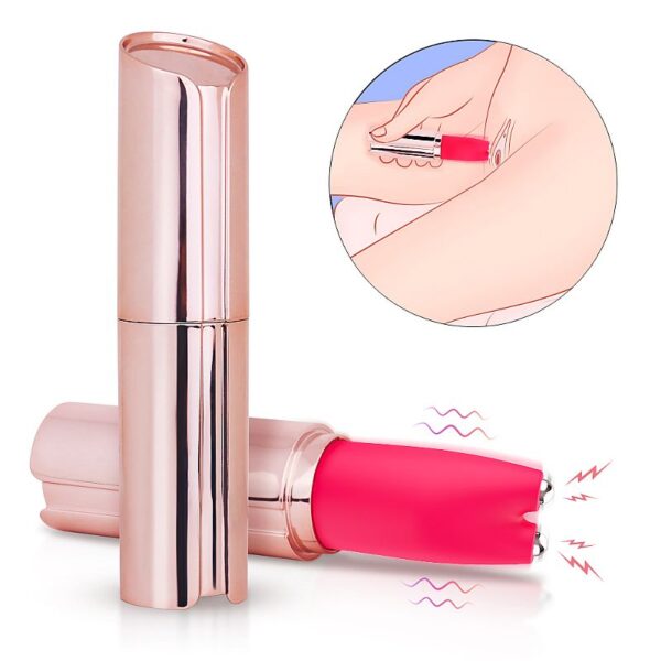 Vibrador Formato Batom Com Vibro e Função de Shock - S-Hande - Sexshop