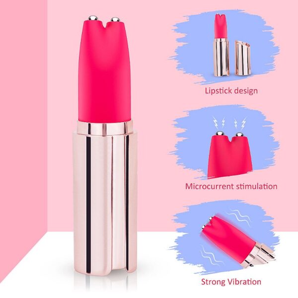 Vibrador Formato Batom Com Vibro e Função de Shock - S-Hande - Sexshop - Image 3