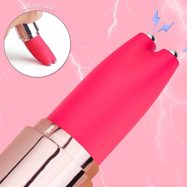 Vibrador Formato Batom Com Vibro e Função de Shock - S-Hande - Sexshop - Image 7