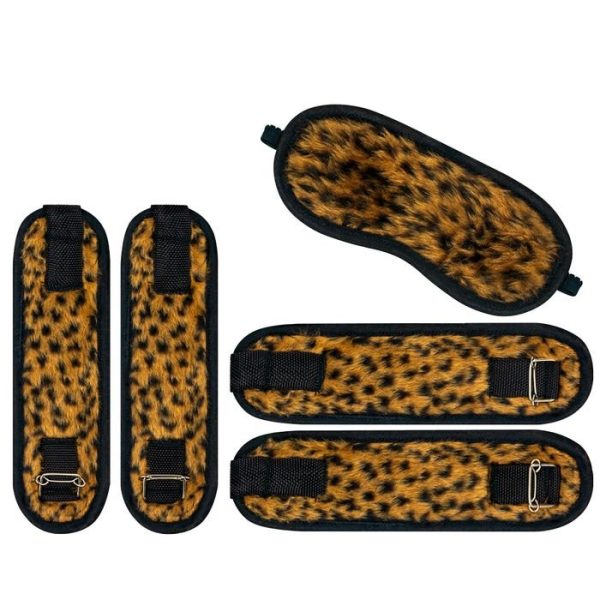 Kit Para Bondage Feito de Pelúcia Onça Ktoy - Image 3