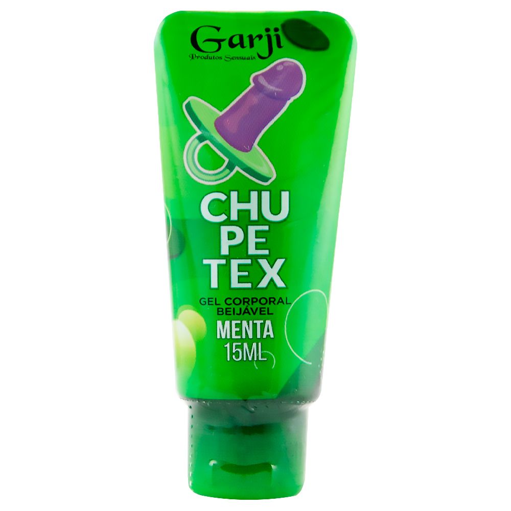 Chupetex Gel Beijável Sexo Oral Sabor Menta 15ml Garji - Sexshop - Imagem 2