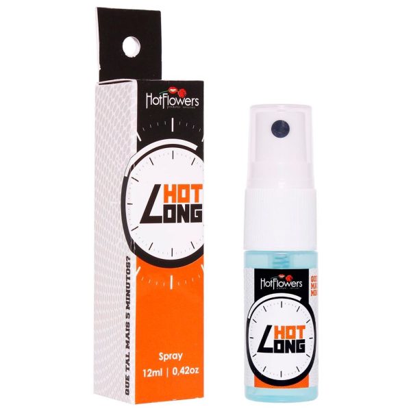Prolongador de ereção Hot Long Spray Aerosol Hot FLowers - Sexshop