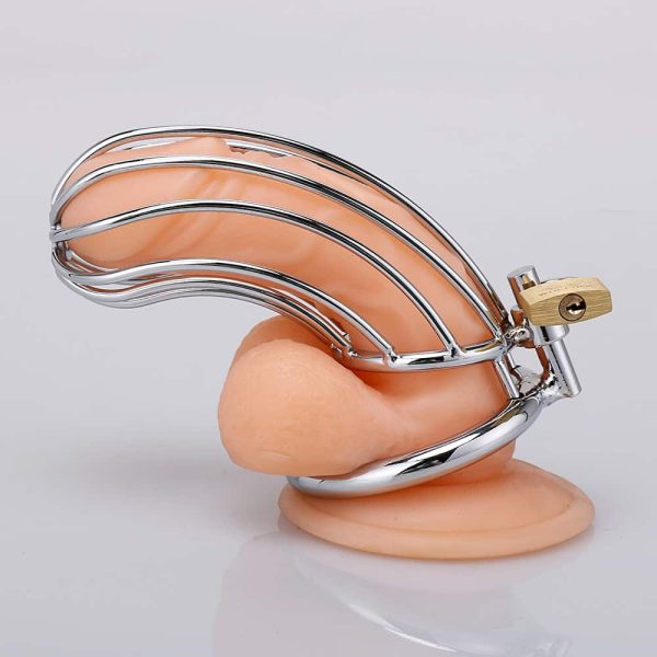 Cinto de Castidade Vazado com Anel e Cadeado - Sexy shop - Image 2