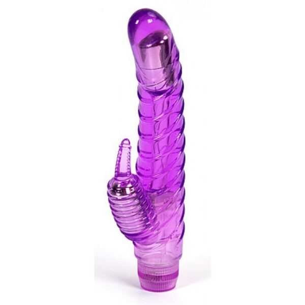 Vibrador duplo Ponto G com estimulador clitoriano - Sex shop - Image 2