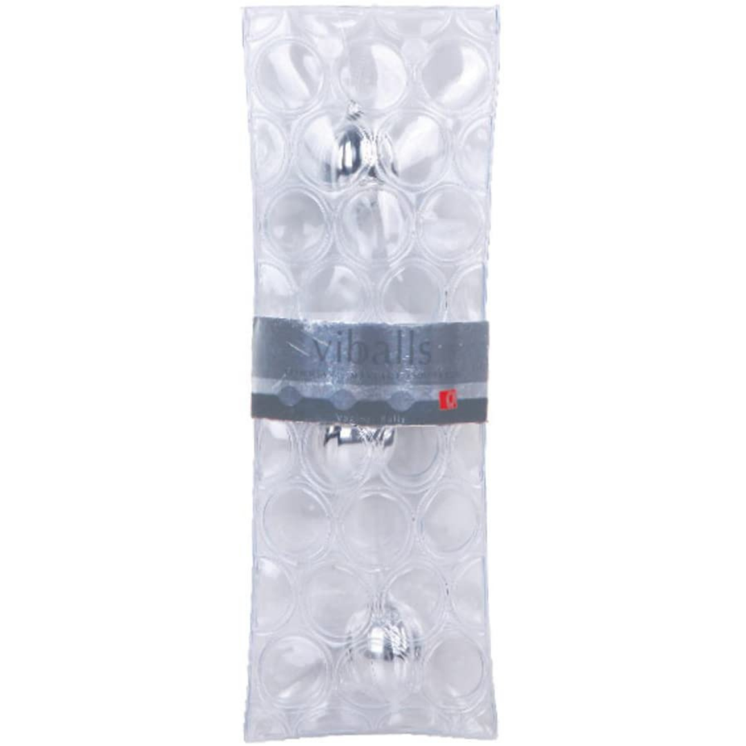 Bolas para pompoar prata com fio de silicone - VIBALLS DUOTONE BALLS - TOPCO SALES - Sexshop - Imagem 2