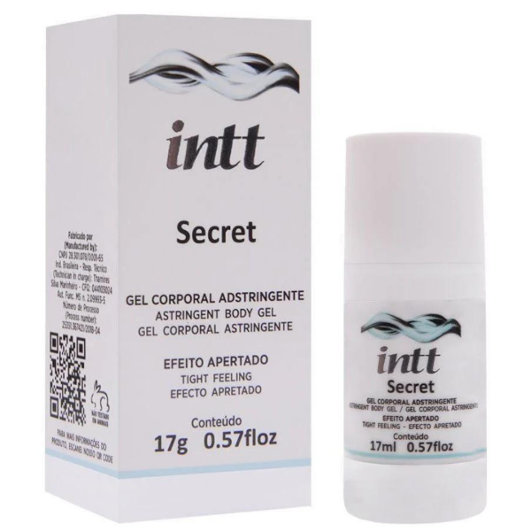 Virgem de novo Adstringente Secret Loção Corporal 17ml Intt - Sexshop