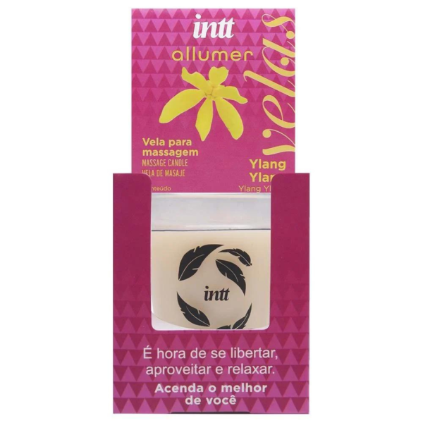 Vela Allumer Aromatizada YLANG YLANG 40G INTT - Sex shop - Image 3