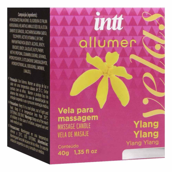 Vela Allumer Aromatizada YLANG YLANG 40G INTT - Sex shop - Image 5