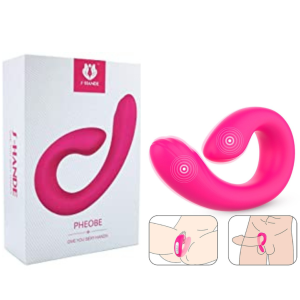 Vibrador Massageador de Ponto G e clitóris - Pheobe - S-Hande - Sexshop