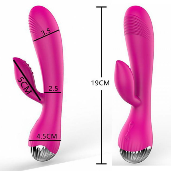 Vibrador Estimulação Dupla de ponto G e Clitóris - Green Baby Sex shop