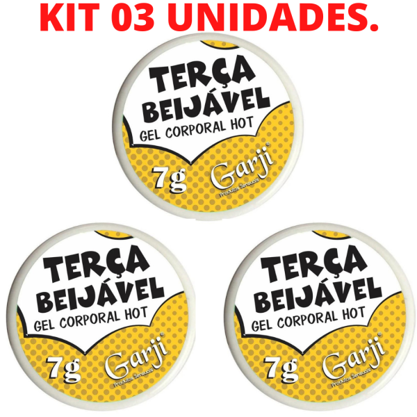 Kit 03 Gel Quente Terça Beijável Sexo Oral Frutas Vermelhas Hot 7g – Garji - Image 2