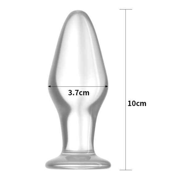 Plug Anal Cônico em Vidro - Lovetoy - Glass Romance - Image 2