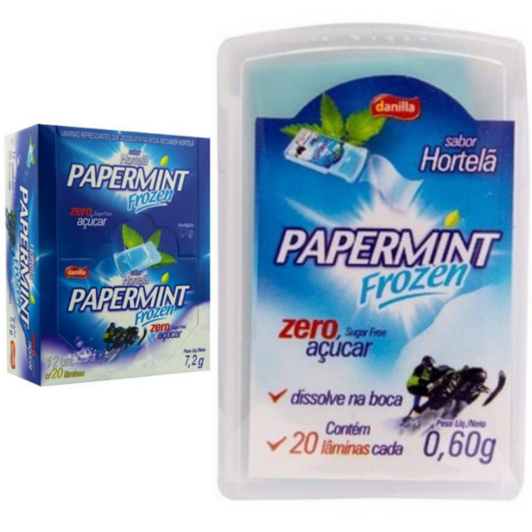 Lâmina Paper Mint Sabor Hortelã Ice Danilla - Sexo Oral Refrescante - Image 2