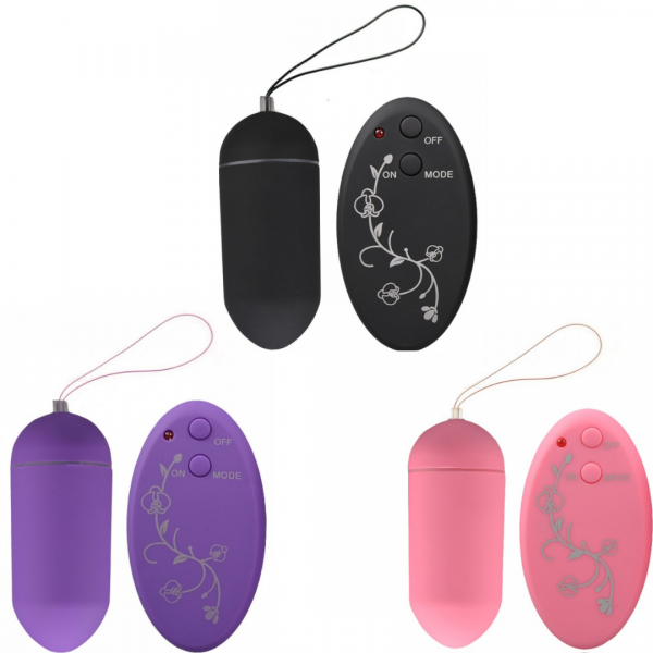 Vibrador Bullet com controle Wireless floral 20 vibrações - Sexshop - Image 2