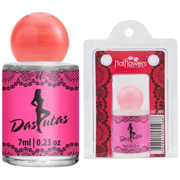 Perfume Afrodisíaco DasPutas Feminino 7ml HotFlowers