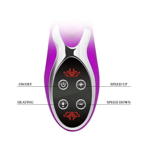 Vibrador Hot com Estimulador do Clitóris 10 Vibrações Recarregável - Image 4