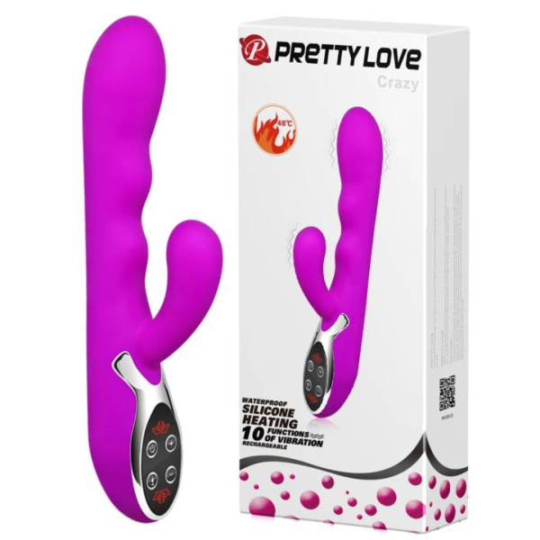 Vibrador Hot com Estimulador do Clitóris 10 Vibrações Recarregável - Image 3