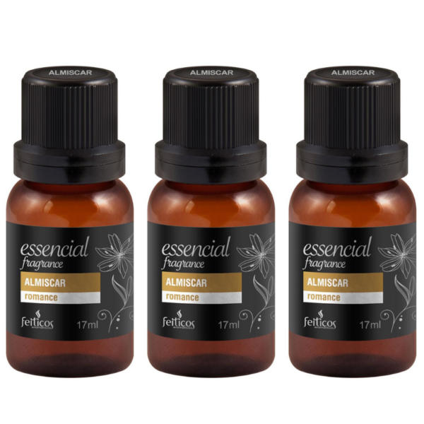 KIT 03 UNIDADES Essencial Fragance Encatadores 17ml ALMISCAR – Sex shop