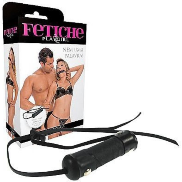 Mordaça em couro com tiras ajustáveis - Sexshop - Image 2