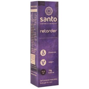 Retarder Gel Corporal Calmante com Jambú 15g Santo - Sexshop