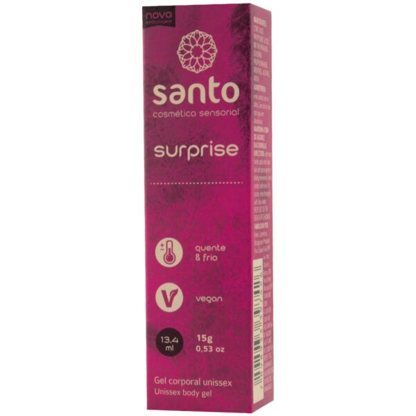 Gel Surprise Esquenta e Esfria Extraforte 15g Santo Sexo - Sexshop