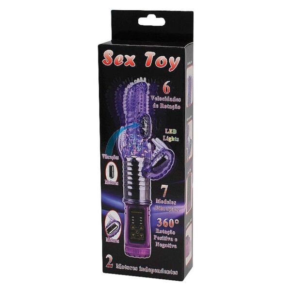 Jack Rabbit ponto G Rosa - Vibrador Rotativo