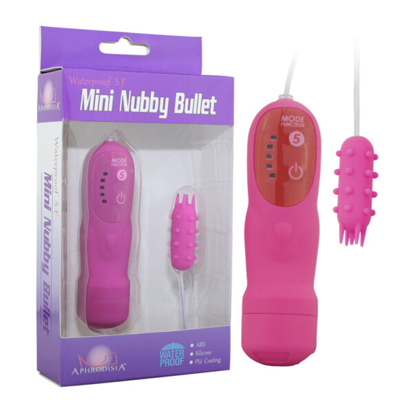 Vibrador Mini Bullet com 5 Modos de Vibro - Sexshop