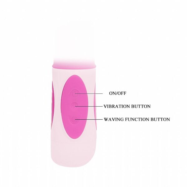 Vibrador Rotativo Triplo Prazer 12 vibrações - Sexshop