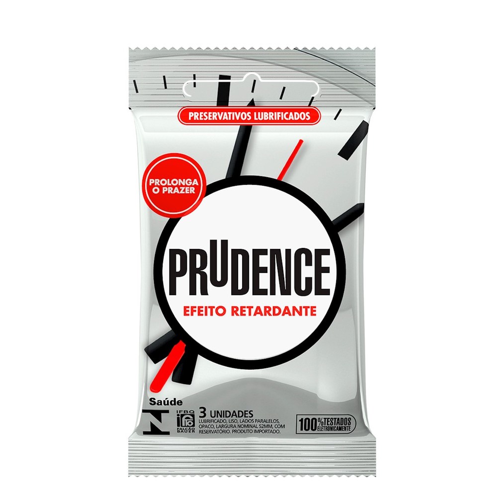 Preservativo Efeito Retardante Prudence - Sexshop