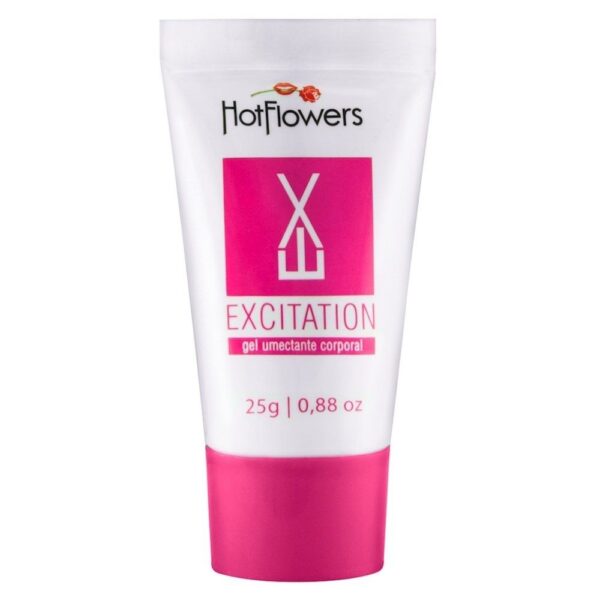 Kit 03 Excitante Feminino Excitation Rosa 25g HotFlowers - Sexshop