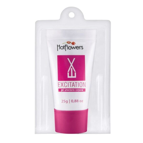 Kit 03 Excitante Feminino Excitation Rosa 25g HotFlowers - Sexshop