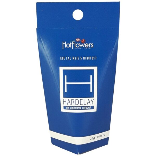 Hardelay Retardador Bisnaga Azul 25gr Hot Flowers - Sexshop