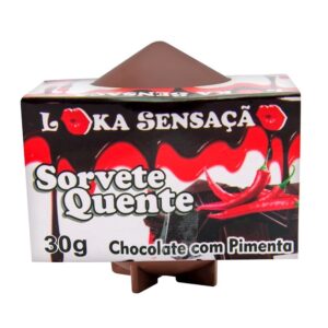 Vela Comestível Sorvete Quente Loka Sensação Chocolate com pimenta - Sexshop