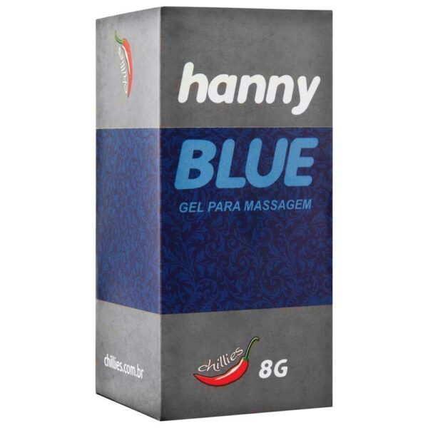 Kit 03 Anestésico Anal Hanny Blue 8gr Chillies - Sexshop