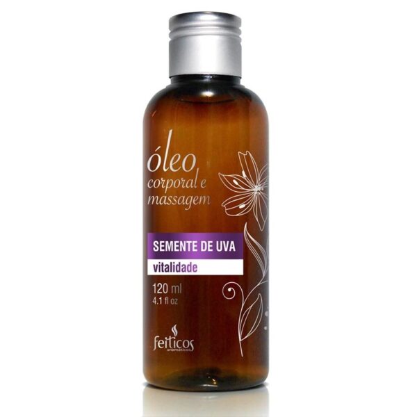 Óleo Aromático de Massagem Uva 120ml - Sex shop