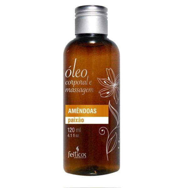 Óleo Aromático de Massagem Amêndoas 120ml - Sex shop