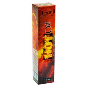 Óleo de Massagem intima Hot Oil 15ml Garji - Sexshop