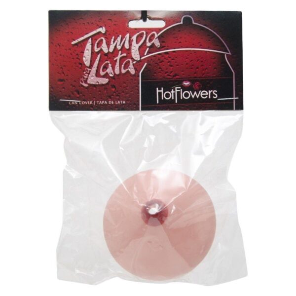 Tampa de Lata Seio Hot Flowers - Sexshop