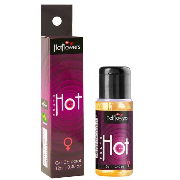 Gel Intimo Corporal Excitante Ponto G HOT 12g Hot Flowers - Sexshop